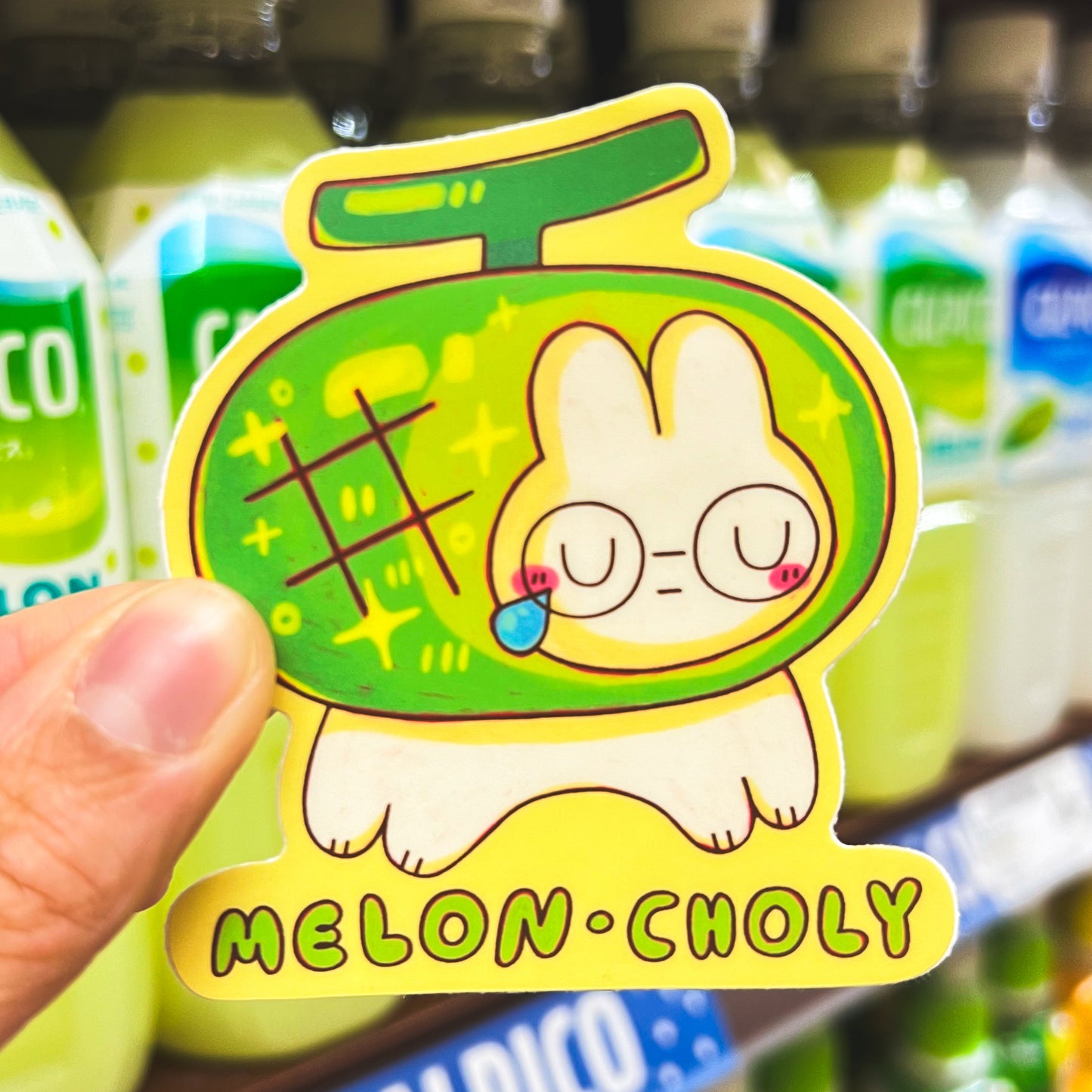 Melon-choly Sticker
