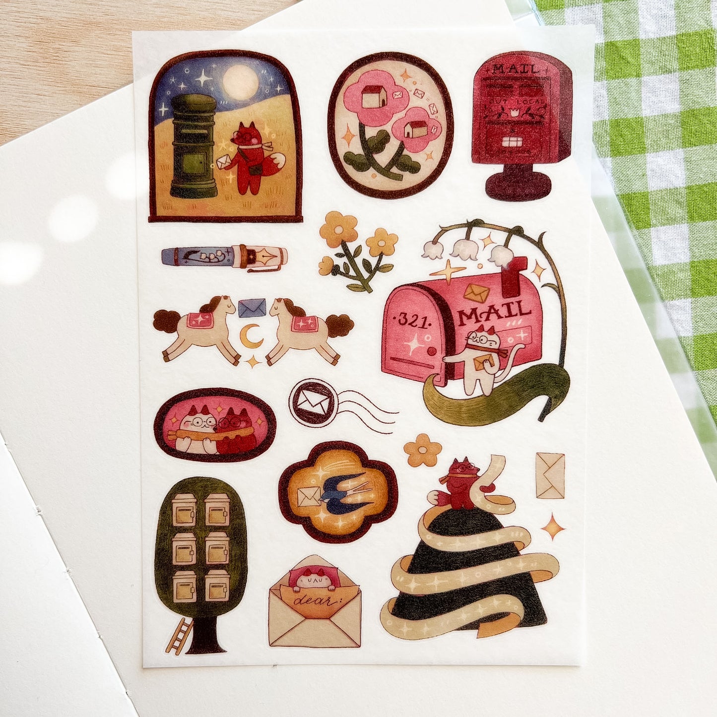 Letter Washi Sticker Sheet