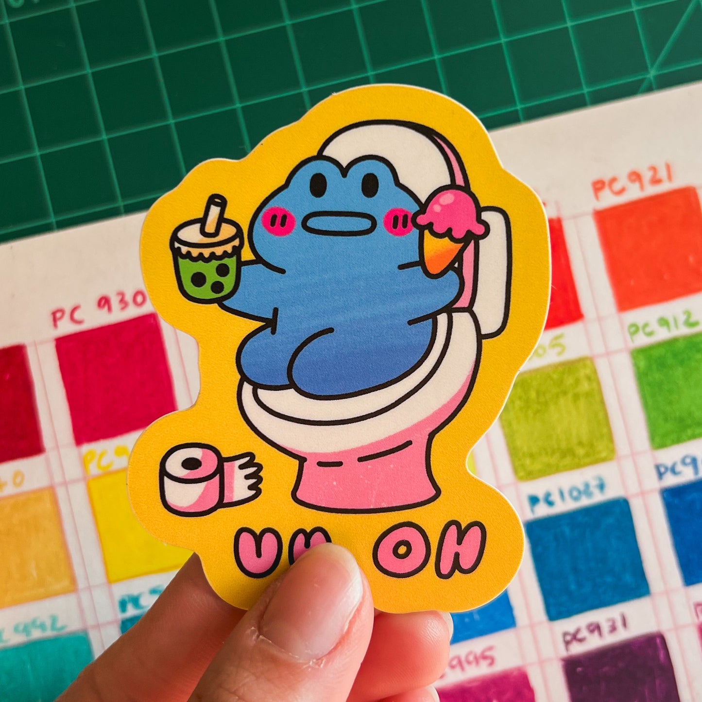 Uh Oh Sticker