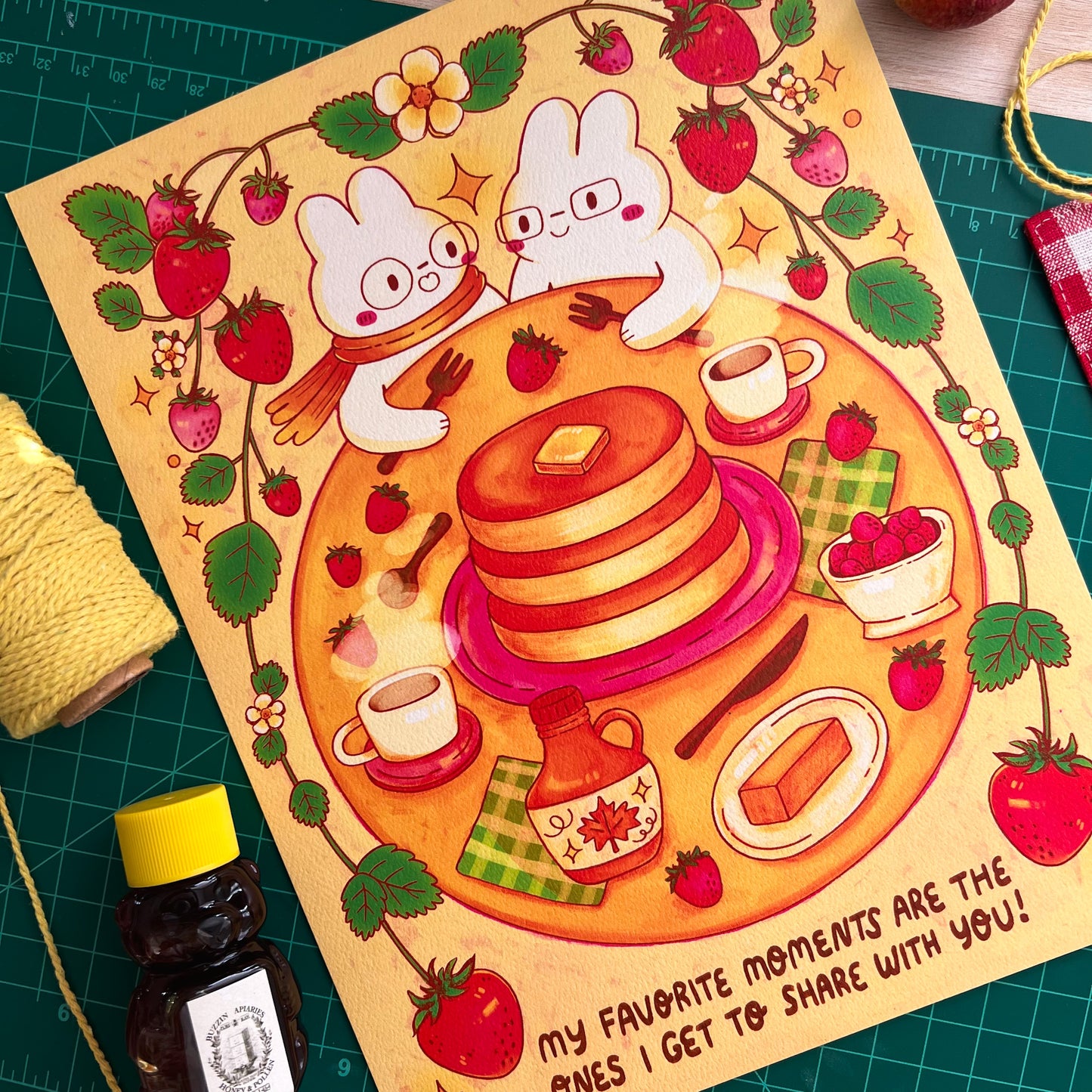 Favorite Moments Pancake Print
