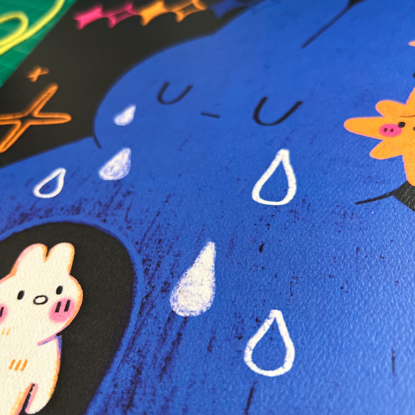 Sad Bunny Print