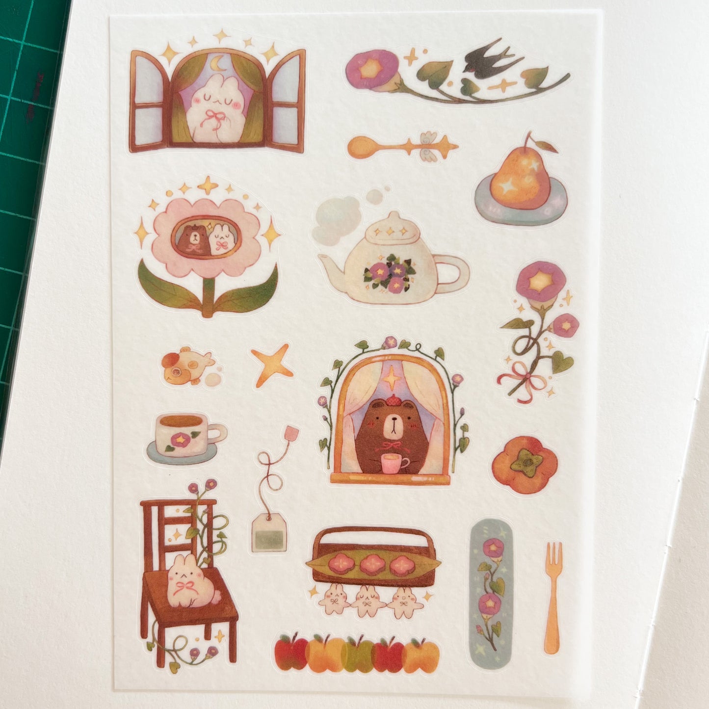 Daydream Teahouse Washi Sticker Sheet