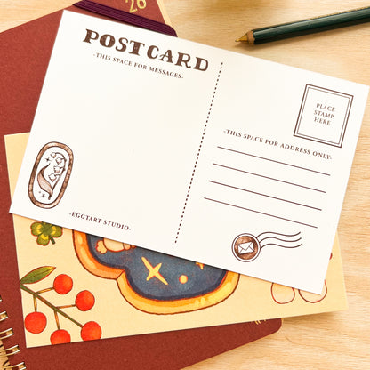 Acorn and Bunnies Art Frame Postcard