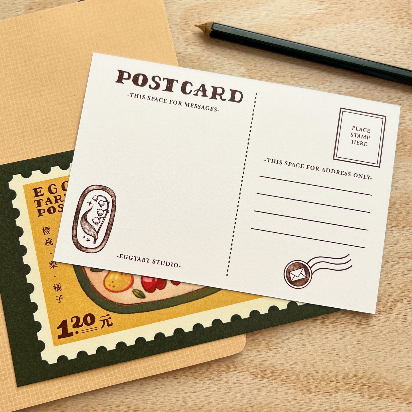 Lily Pond Vintage Shop / Fruit Soda Postcard