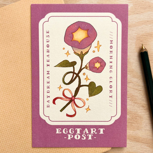 Daydream Teahouse / Morning Glory Postcard