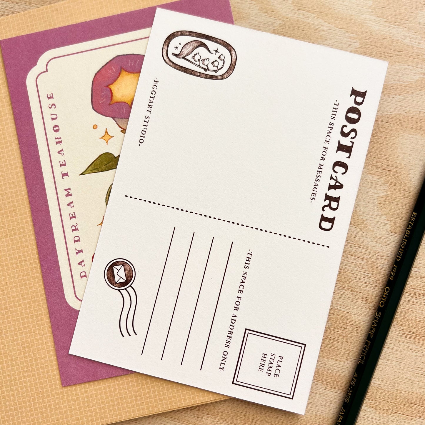 Daydream Teahouse / Morning Glory Postcard