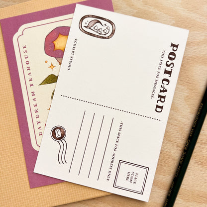 Daydream Teahouse / Morning Glory Postcard