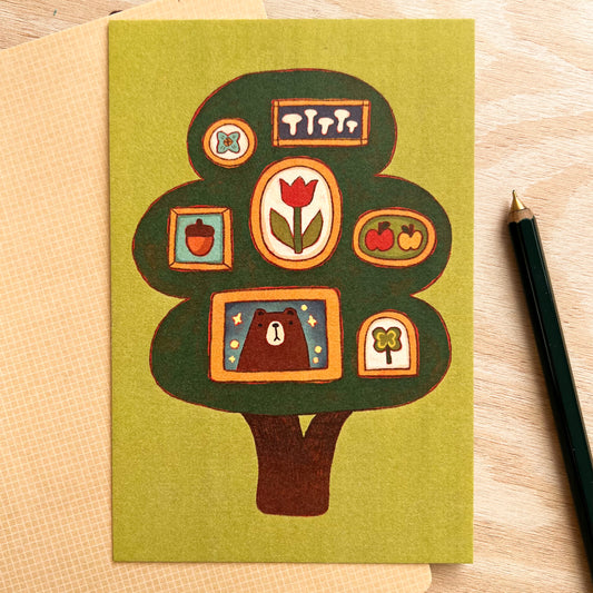Forest Art Gallery / Tree Gallery Postcard