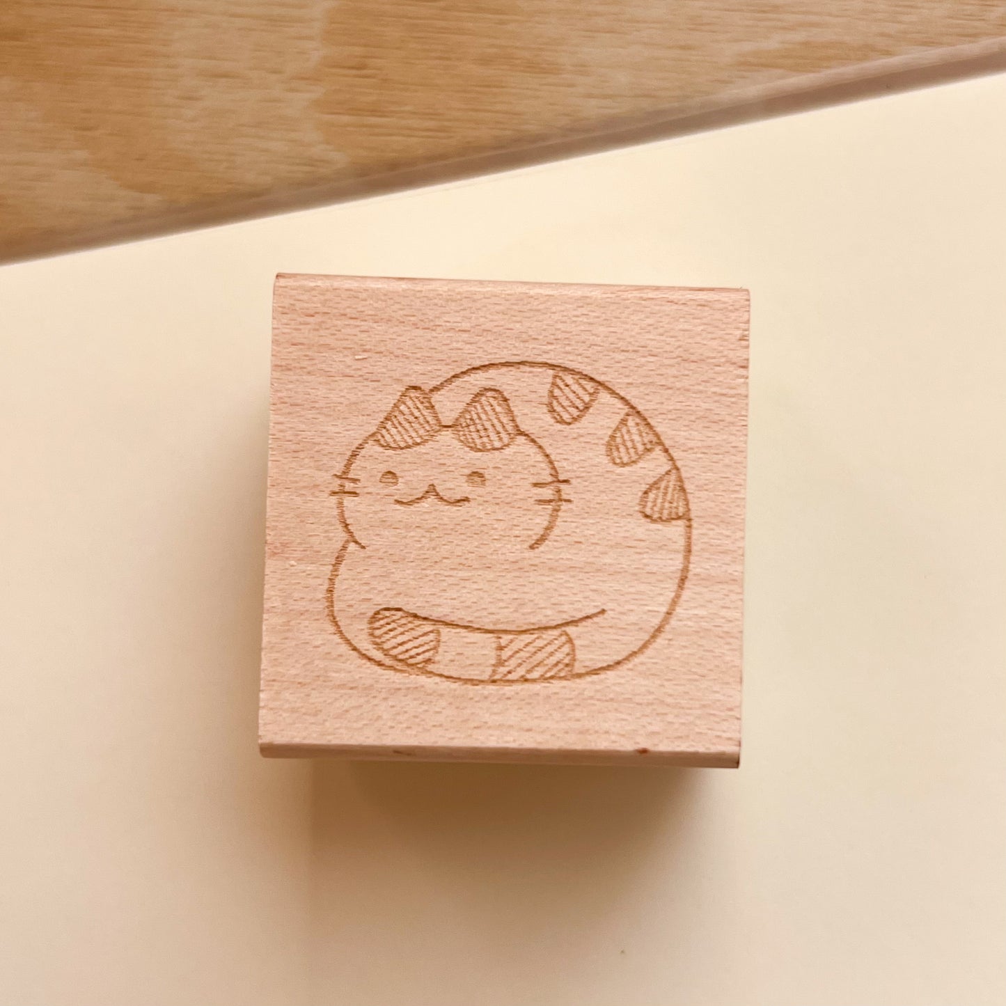Cat Loaf Rubber Stamp