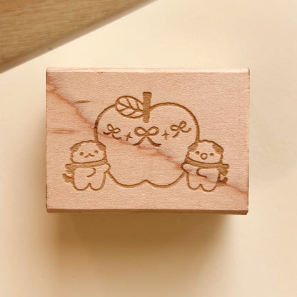 I Heard You Liked Apples Rubber Stamp