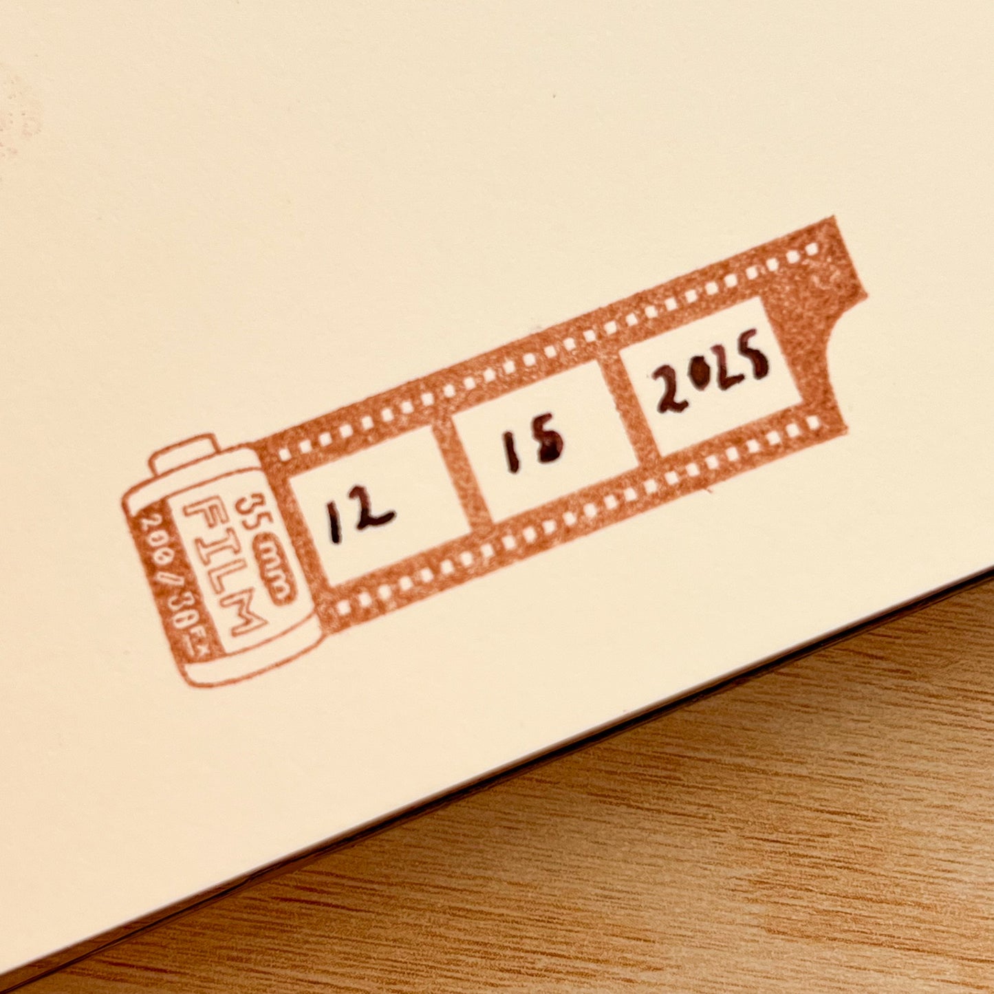 Film Roll Rubber Stamp