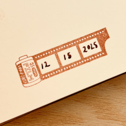 Film Roll Rubber Stamp