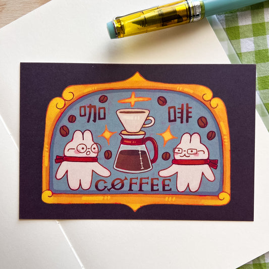 Coffee Time Postcard