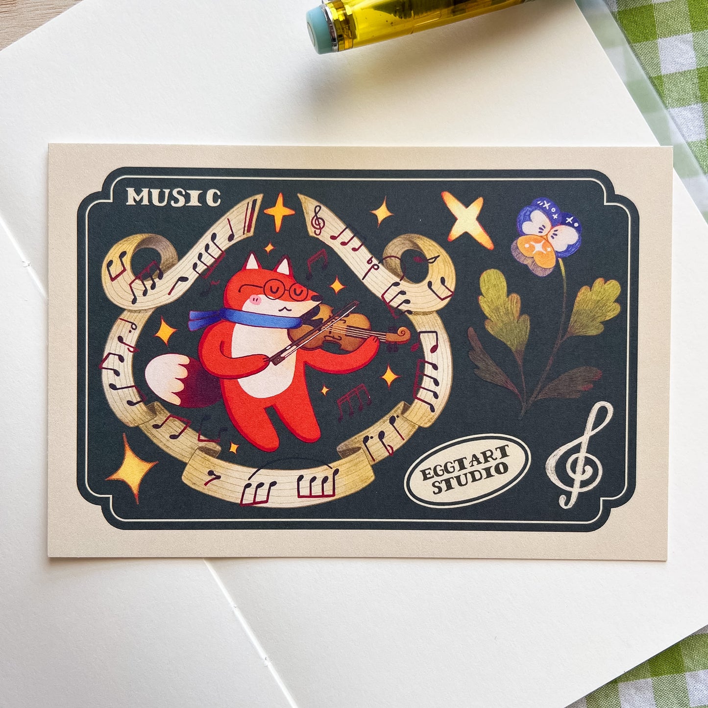 Music Time Postcard