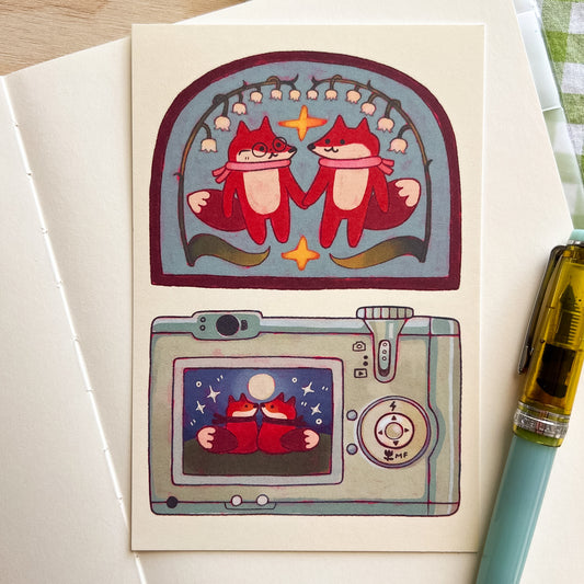 Memories of Mr. Fox Postcard