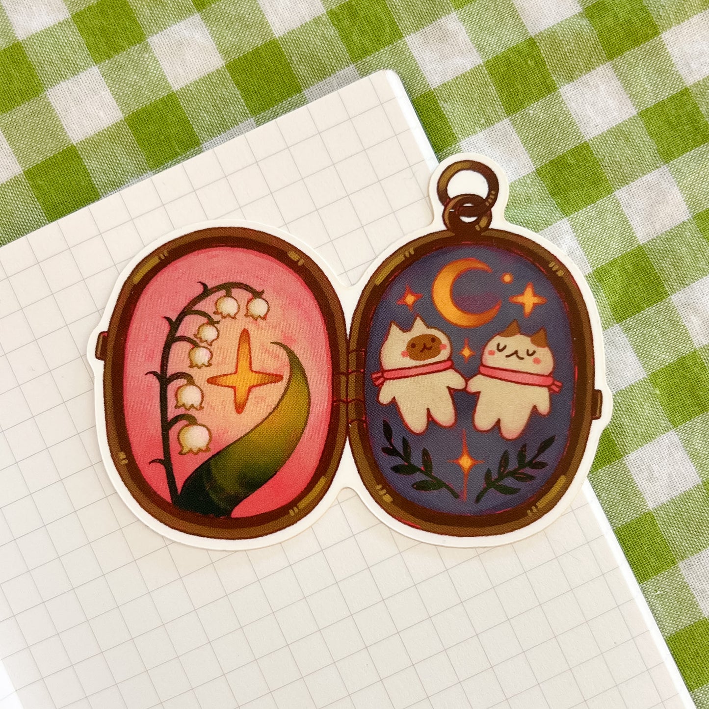 Locket Vinyl Sticker