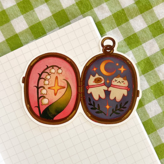 Locket Vinyl Sticker