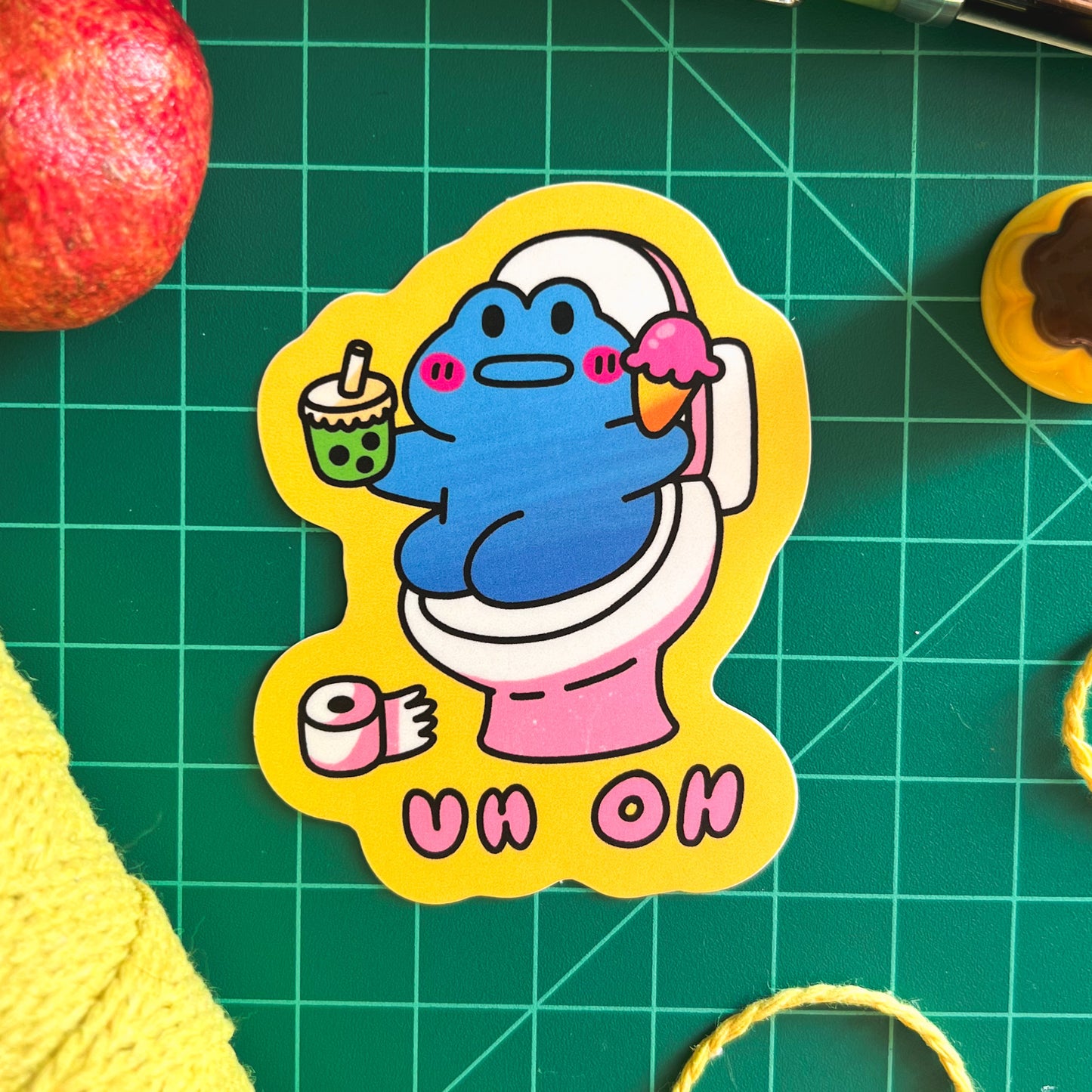Uh Oh Sticker