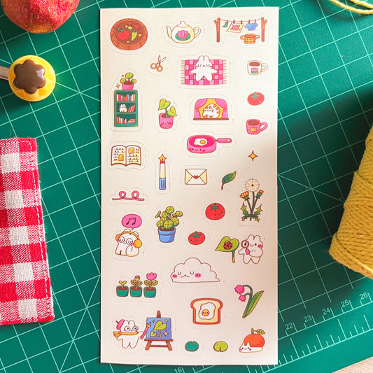 Slow Life Sticker Sheet