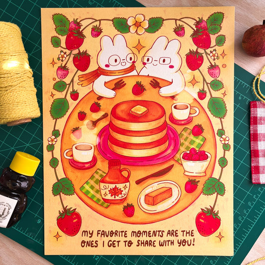Favorite Moments Pancake Print