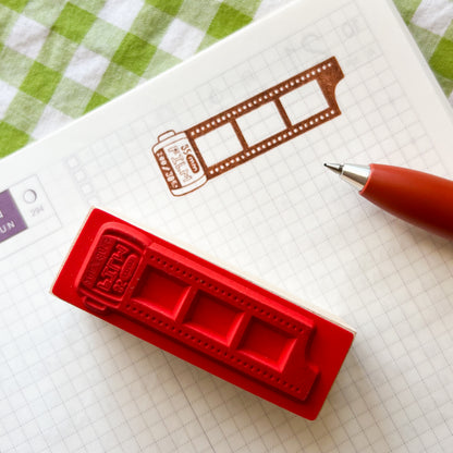 Film Roll Wooden Stamp