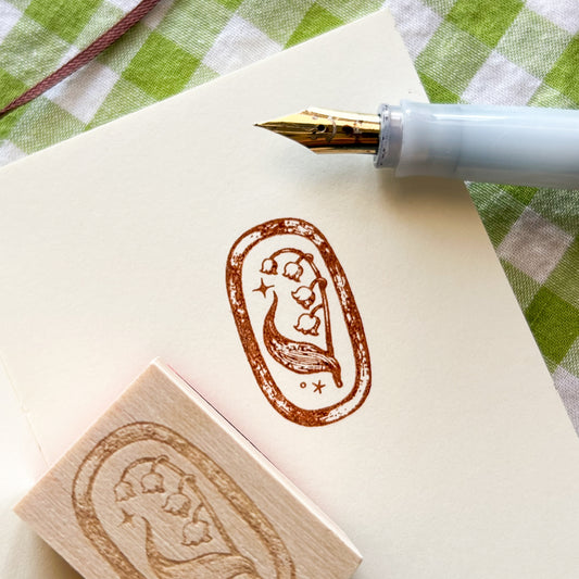 Lily of Valley Wooden Stamp
